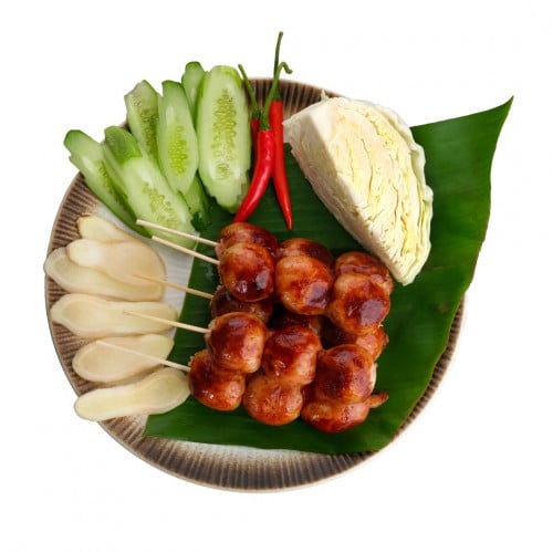 សាច់ក្រកឥសានរស់ជាតិសាច់គោ