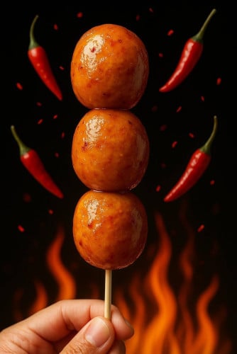 សាច់ក្រកឥសាន គ្រឿងការីខ្មែរ