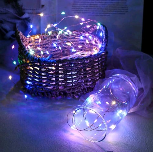 ភ្លើង7ពណ៍សម្រាប់ខ្ចប់កាដូរផ្សេងៗគុណភាពល្អខ្នាត1m&2m