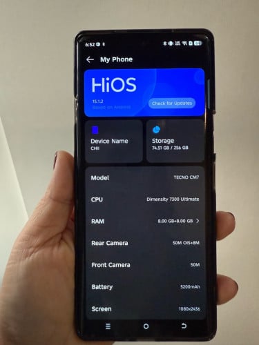 ទូរសព្ទtechno canon 40 pro 5G