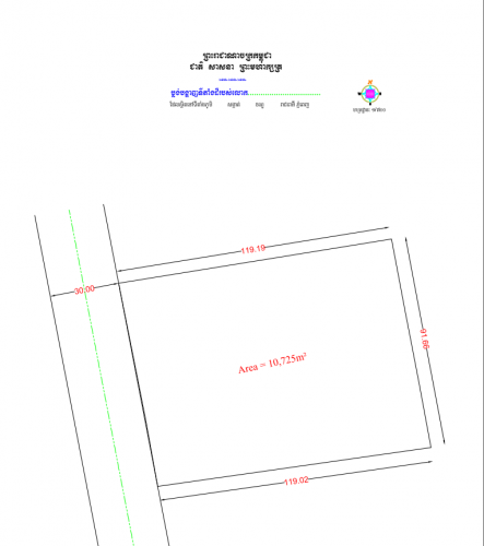 🏡 Prime Land for Sale And Rent in Sangkat Khmuoch, Khan Sen Sok  – High Investment Potential