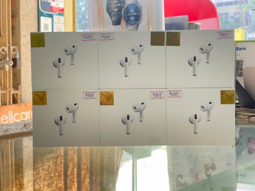 AirPods Pro3 ZA Falcon ថ្មីប្រអប់មានធានាក្រុមហ៊ុន1ឆ្នាំត្រឹមត្រូវតម្លៃពិសេស