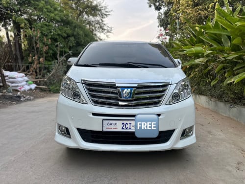 Alphard 2013 Hybrid កៅអីចុច2 ឡានថ្មីណាស់