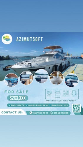 Azimut50ft yacht for sale