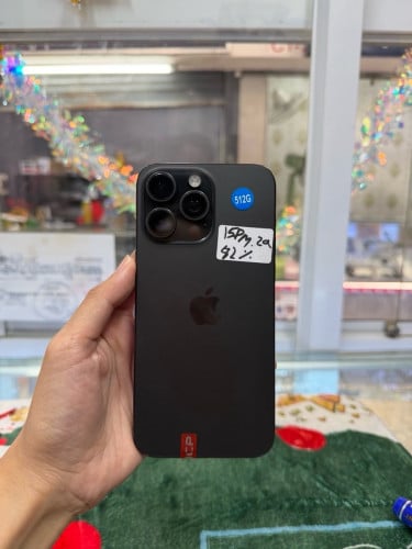 IPhone 15 Pro Max ទំហំផ្ទុក (512G) Model ZA តួស្អាត 98.999%