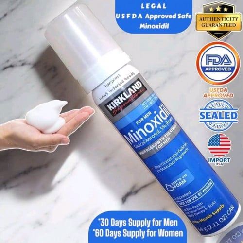 Minoxidil foam 5% bread Kirkland