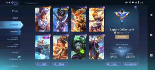 Mobile legends account for sell