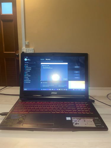 Msi Gaming Laptop GL63 8RC Intel CORE i7 8th Gen SSD 256G HDD 1T Ram8G VGA 1050 4G