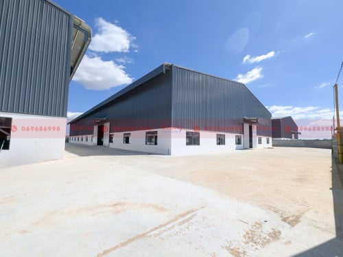 Prime Factories For Lease On A Sub-Road In Dangkao Area, Phnom Penh