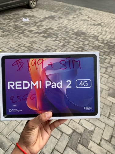 REDMI Pad 2 4G/256G😍🎉Sim+Wifi🎁📥