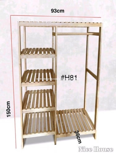 Shelf By rubber woods