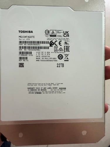Toshiba Hard Disk 22T 100% Health