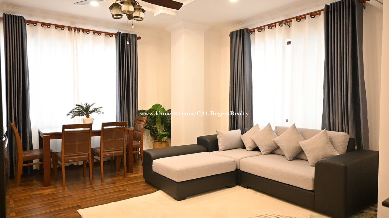 Spacious 2-Bedroom for rent | In BKK1, Phnom Penh