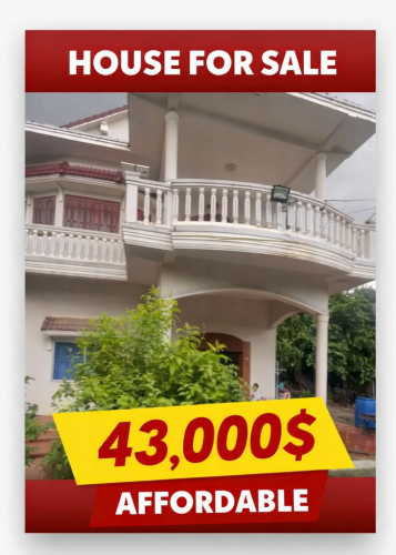 ដី​ និងផ្ទះលក់​បន្ទាន់​ មួយការ៉េ33$