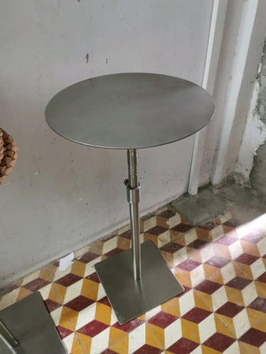 全不锈钢咖啡桌（直径40cm）