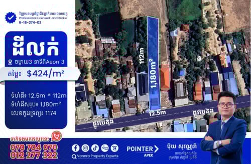 ដីលក់នៅជិតAeon 3