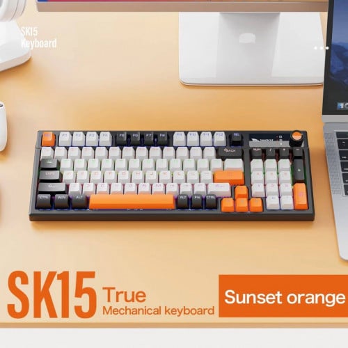 - Keyboard Mechanical USB-C RGB SMAILWOLF SK15 អីវ៉ាន់មាននៅក្នុងស្តុកស្រាប់បងៗអាចធ្វើការកម្ម៉ង់បាន📩