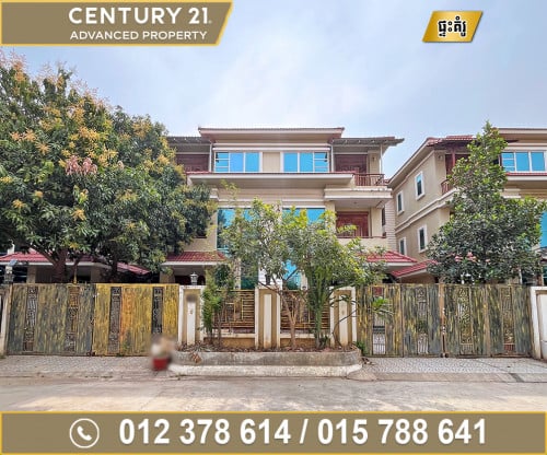 🏘 វីឡាភ្លោះ (Twin) ក្នុងបុរី វិមានភ្នំពេញ 598  ត្រូវការលក់បន្ទាន់ខ្លាំង