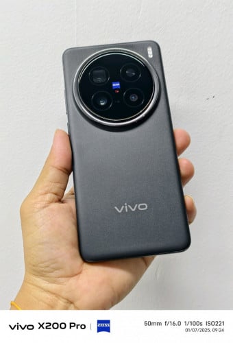 #Vivo X200 Pro Global Version SIM2 Ram16+512G  តម្លៃល្អហែកមេឃសំរាប់ភ្ញៀវម៉ូយៗមិត្តភក្ដិដែលត្រូវការ