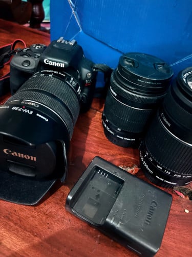 Canon kiss X7 with 3lens