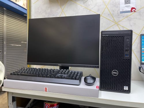 Dell Optiplex 3080 i5​ + Dell 24"inch មួយ​ទឹក​ស្អាត​