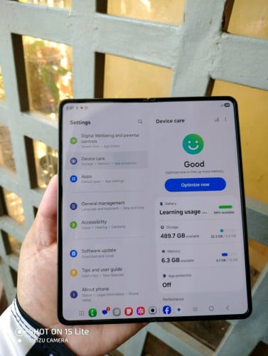 Galaxy Zfold 4 5G ក្រុមហ៊ុន 512G Ram 24G 97%