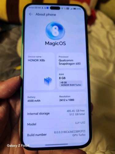 Honor X8B 512G កូនកាន់ 16 Pro Max 98%