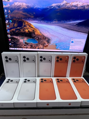 I phone 17 pro max ZA no active 256g🟠1355$⚪️1390$