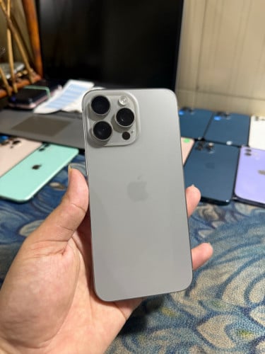 iPhone 15 Pro Max ZA Sim2 512G សំណុំសុីន ស្អាត98% 745$