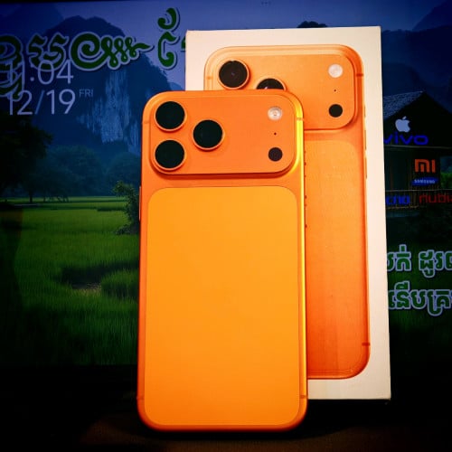 iPhone 17 Pro Max មួយទឹក ស្អាត99%(វ៉ៃដូរបាន)មានធានាច្បាស់លាស់ត្រឹមត្រូវ