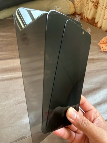 iPhone Screen protector អត់គែមខ្មៅ​ iphone x ដល់​ 17 pro max