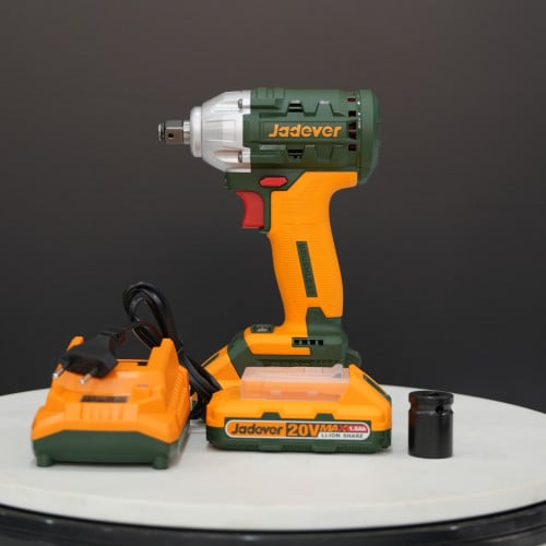 Jadever ម៉ាស៊ីនប៉ះដោះប៊ូលុង អាគុយ 20V (Brushless Impact Wrench) (JDCD1512)