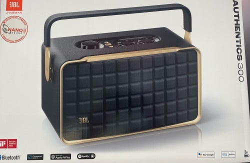 JBL Authentics 300 Smart Speaker ចល័ត (Portable) ដែលមានរចនាបថ Retro ប្រណិត
