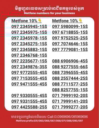 Metfone for your business