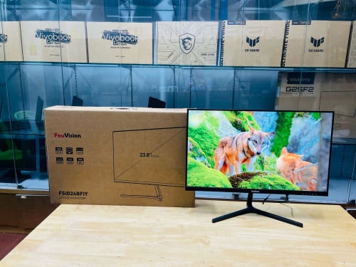 Monitor 24” Brand FeuVision 120Hz  ថ្មីប្រអប់មានធានារយះពេល1ឆ្នាំពេញ 📩