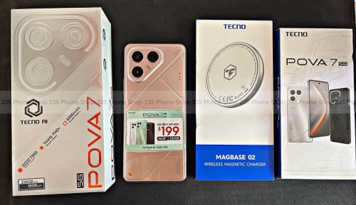 Tecno Pova7 5G ថ្មី ធានា1ឆ្នាំ
