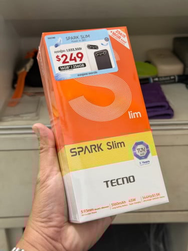 Tecno spark slim $215
