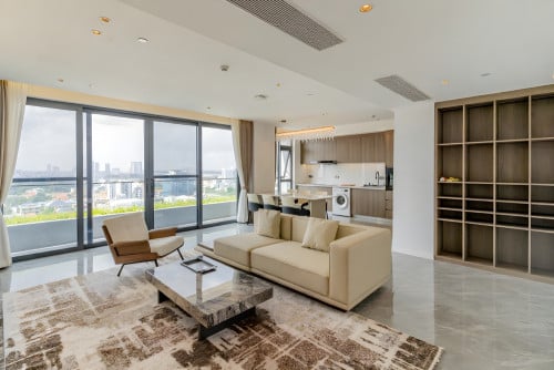 𝐅𝐨𝐫 𝐑𝐞𝐧𝐭: 2-Bedroom Apartment – Tonle Bassac, Phnom Penh