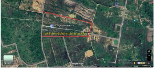 ដីលក់ទំហជាង ៧ហត នៅឃុំ​ខ្ទុំក្រាំង ស្រុក​សំរោង​ទង​ ខេត្ត​កំពង់ស្ពឺ (7 ha land for sale in Kg. Speu)