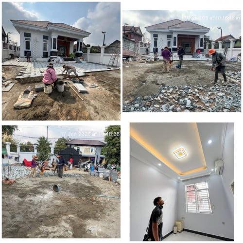 ជាងសំណង់ សាងសង់ នឹងគូប្លង់ផ្ទះ contruction and Design