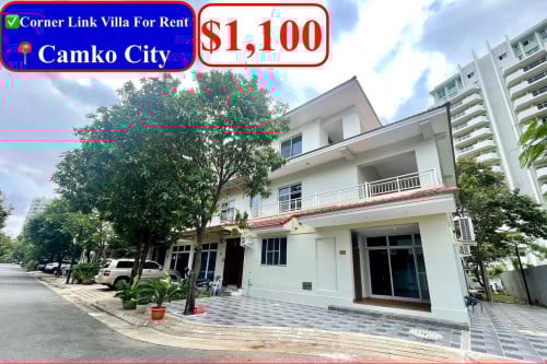 ✅វីឡាកូនកាត់កែង សម្រាប់ជួល នៅបុរីកាំកូ សុីធី