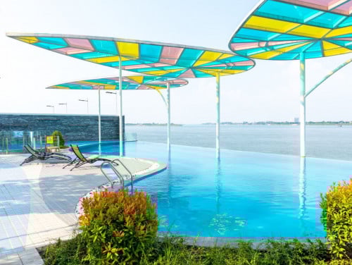 Condo with Swimming pool for rent in Morgan Emasion Chroy Chongva