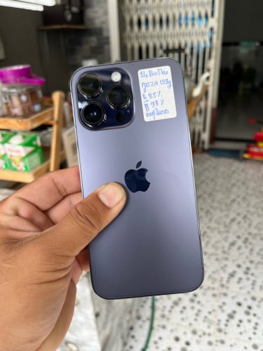 iphone 14 PM 128G សានុំណែន​ ថ្មសុីន​ 85% 515$