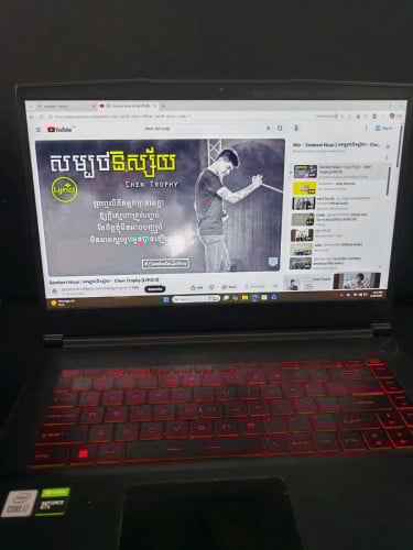 MSI GF63 Thin 10SC  CPU I7 ជំនាន់ 10 RAM 16GB SSD 1 TBGTX 1650 Max Q