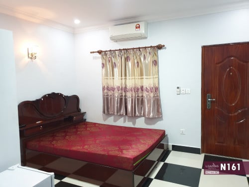 N161 | Elevator Studio Apartment with Private Balcony For Rent Near Central Market