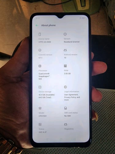 Oppo A5 2020 3/64G