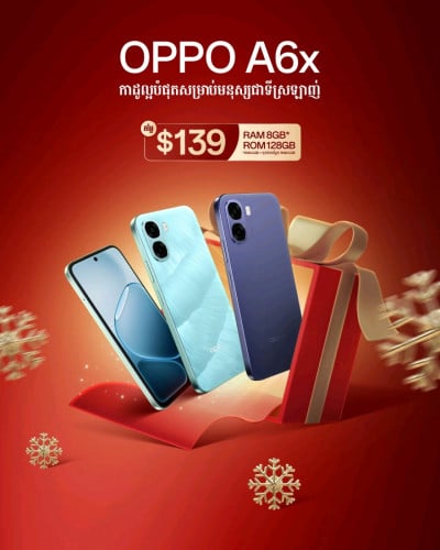 OPPO A6X ថ្មី 99.99%
