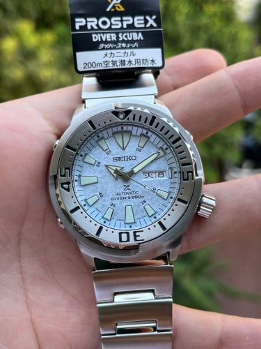 Original Seiko Prospex “Ice Frost Baby Tuna” New full set