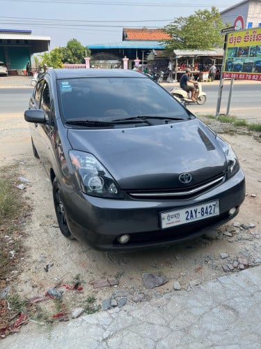 Prius 07 full ពេញ ពណ៍ប្រផេះឡានថ្មី