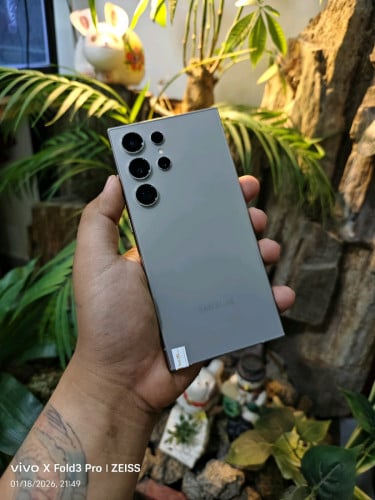 Samsung Galaxy S24 ultra ram12/256G/zin all/98.9%{ក្រុមហ៊ុនស៊ីមពីរ}